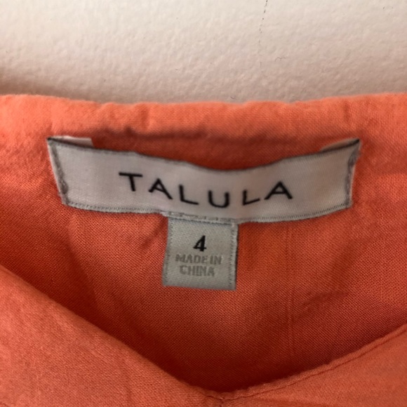Talula Aritzia Mini Dress Spaghetti Strap Coral XS - Picture 3 of 5
